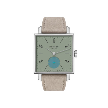 Handaufzug, Damenuhr, NOMOS Glashütte Tetra Salvia