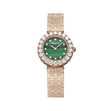 Damenuhr, Handaufzug, Chopard L'Heure du Diamant Rund