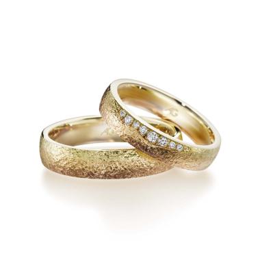 Ringe, Rotgold, August Gerstner Trauring Exclusiv-Kollektion