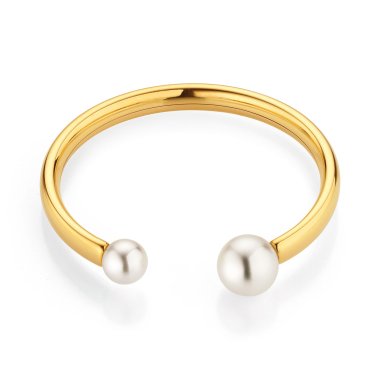 Armschmuck, Gelbgold, Yana Nesper Open Mind Armreif