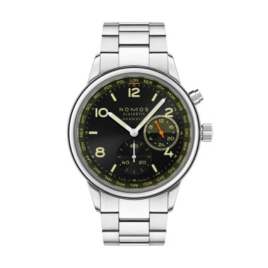 Automatik, Damen- und Herrenuhr, NOMOS Glashütte Club Sport Neomatik Weltzeit Vector