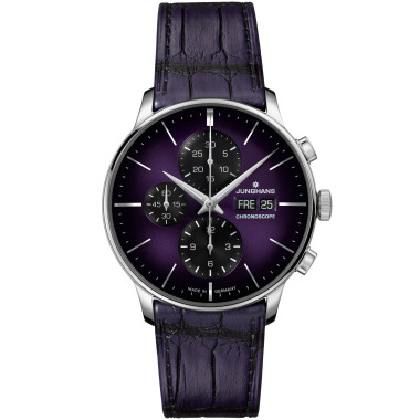         Damen- und Herrenuhr, Automatik, Junghans Meister Chronoscope Edition
