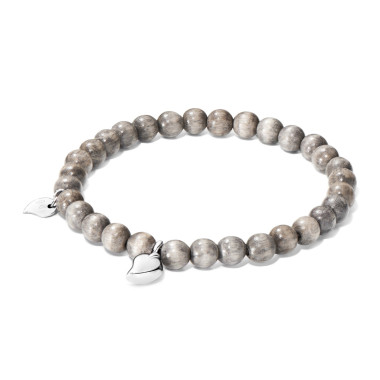 Armschmuck, Weißgold, Tamara Comolli INDIA Drop Armband large Greywood