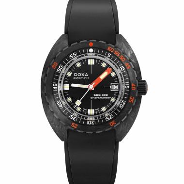 Herrenuhr, Automatik, Doxa SUB 300 Carbon SHARKHUNTER