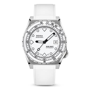 Herrenuhr, Automatik, Doxa SUB 600T WHITEPEARL