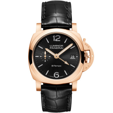         Damen- und Herrenuhr, Automatik, Panerai Luminor Quaranta BiTempo Goldtech™
