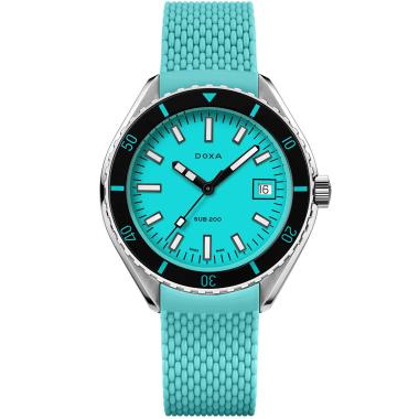 Herrenuhr, Automatik, Doxa SUB 200 AQUAMARINE