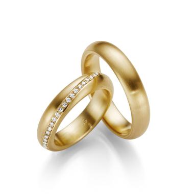 Ringe, Gold, August Gerstner Trauring