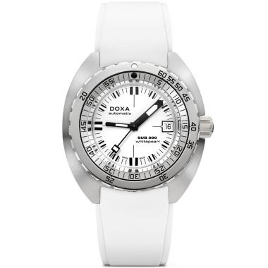 Herrenuhr, Automatik, Doxa SUB 300 WHITEPEARL
