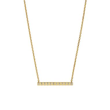 Halsschmuck, Gelbgold, Chopard Ice Cube Halskette