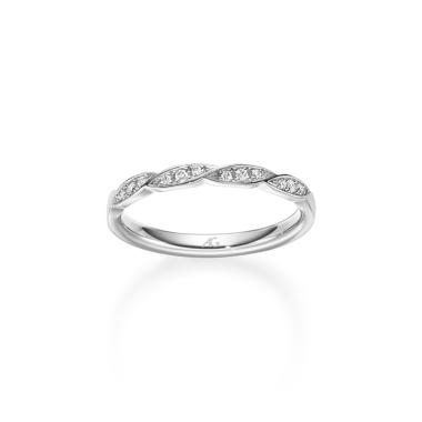 Ringe, Weißgold, August Gerstner Memoirering