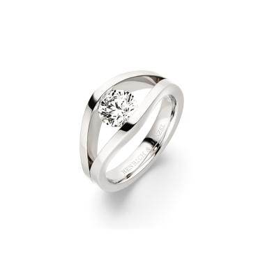 Ringe, Platin, Henrich & Denzel Tensio Solitärring