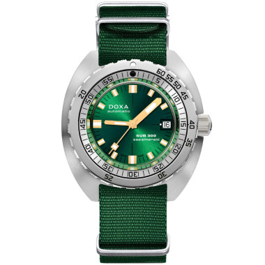Automatik, Herrenuhr, Doxa SUB 300 SEA EMERALD