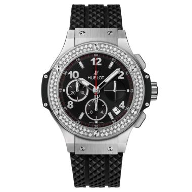Herrenuhr, Automatik, Hublot Big Bang Steel Diamonds 