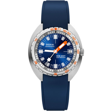         Damen- und Herrenuhr, Automatik, Doxa SUB 200T CARIBBEAN