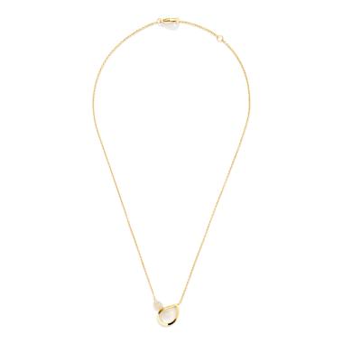 Halsschmuck, Gelbgold, Tamara Comolli SIGNATURE Halskette 2 Drops 