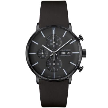 Herrenuhr, Automatik, Junghans FORM A Chronoscope, Date English