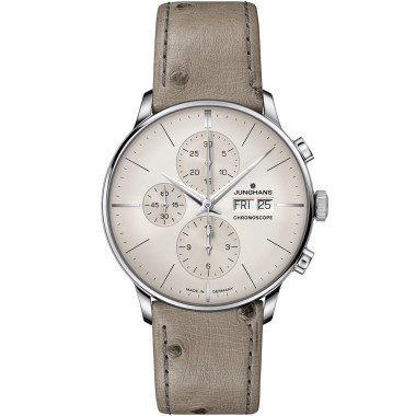 Damen- und Herrenuhr, Automatik, Junghans Meister Chronoscope, Date English