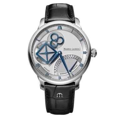 Herrenuhr, Automatik, Maurice Lacroix Masterpiece Square Wheel Retrograde