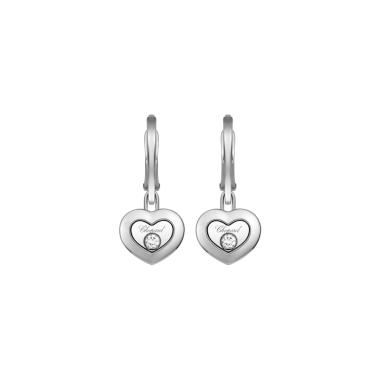 Ohrringe, Weißgold, Chopard Happy Diamonds Icons Ohrhänger