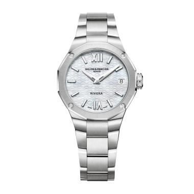Damenuhr, Quarzwerk, Baume & Mercier Riviera