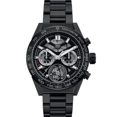 Herrenuhr, Automatik, TAG Heuer TAG HEUER CARRERA CHRONOGRAPH TOURBILLON