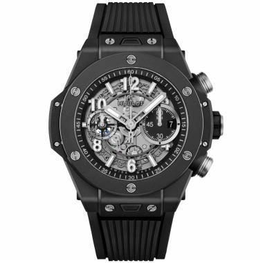 Herrenuhr, Automatik, Hublot Big Bang Unico Black Magic 