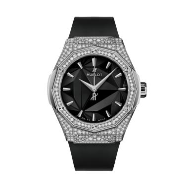 Unisex, Automatik, Hublot Classic Fusion Orlinski Titanium Pavé 