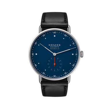Damen- und Herrenuhr, Automatik, NOMOS Glashütte Metro neomatik 39 nachtblau