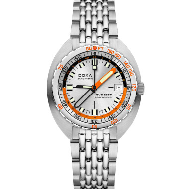 Automatik, Damen- und Herrenuhr, Doxa SUB 250T GMT SEARAMBLER