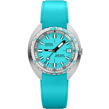 Automatik, Damen- und Herrenuhr, Doxa SUB 200T AQUAMARINE