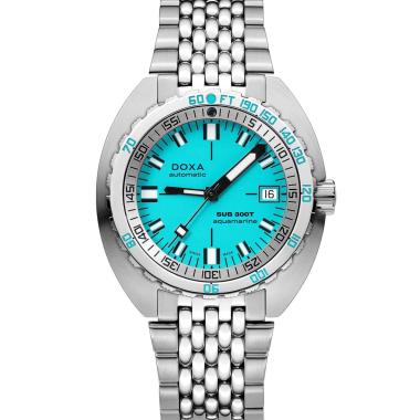 Herrenuhr, Automatik, Doxa SUB 300T AQUAMARINE