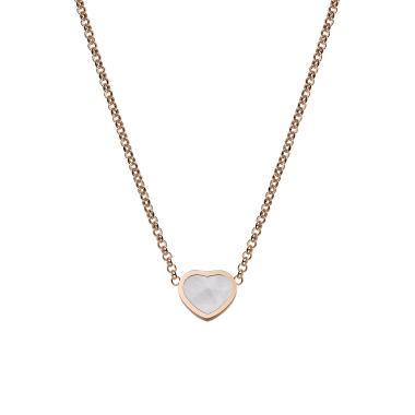 Halsschmuck, Roségold, Chopard My Happy Hearts Halskette