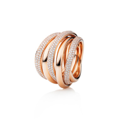 Ringe, Roségold, Capolavoro Ring Cielo