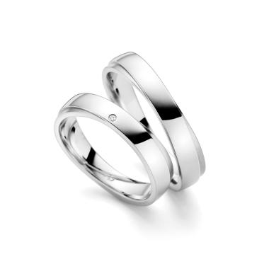 Ringe, Weißgold, August Gerstner Trauringe