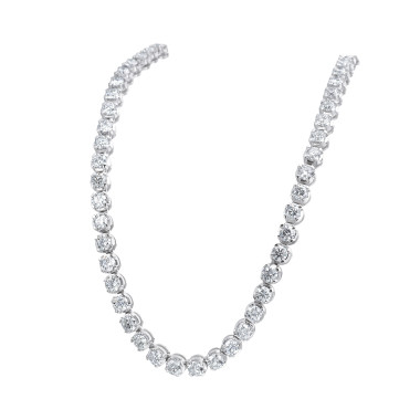 Weißgold, Halsschmuck, Atelier Mühlbacher Anniversary "120" Collier in Weissgold