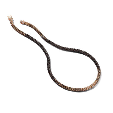 Halsschmuck, Roségold, Atelier Mühlbacher Radiant Eclipse Collier