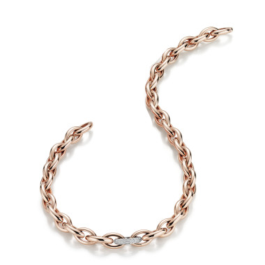 Roségold, Halsschmuck, Atelier Mühlbacher Bold Fusion Halskette