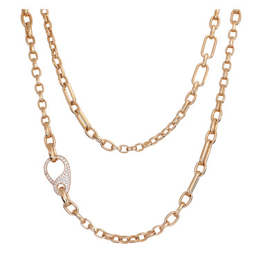 Halsschmuck, Roségold, Crivelli Halskette Sailor