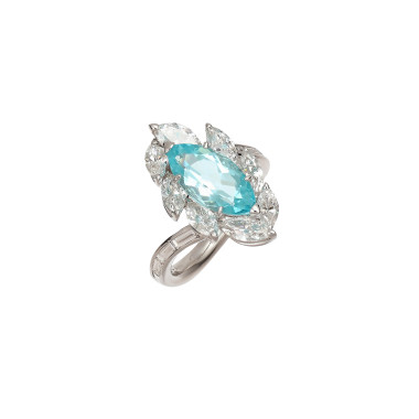         Weißgold, Ringe, Crivelli Turmalinring Outstanding