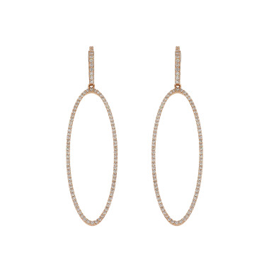         Roségold, Ohrringe, Crivelli Ohrhänger Anytime