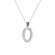 Chopard L'Heure du Diamant Marquise Anhänger mit Halskette - Bild 2