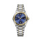 Bicolor, Gelbgold, Blau