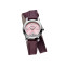 Leder, Edelstahl, Rosa