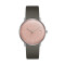 Leder, Edelstahl, Rosa