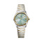 Bicolor, Gelbgold, Blau