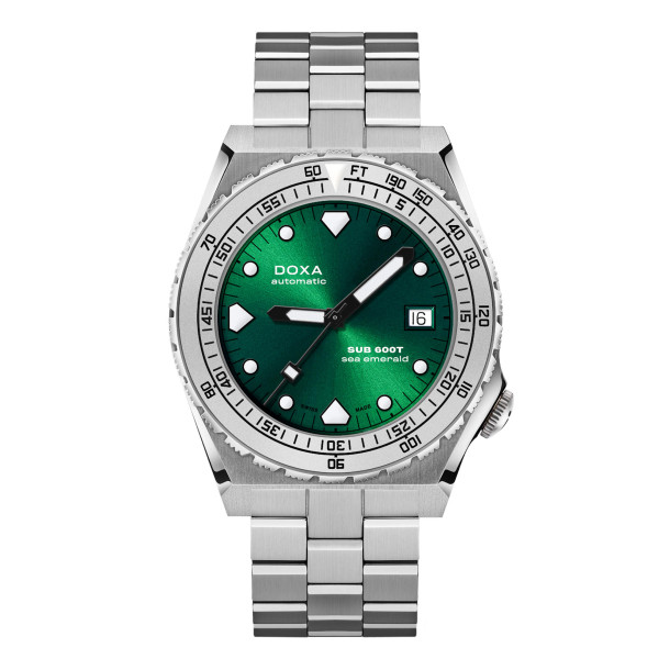         Herrenuhr, Automatik, Doxa SUB 600T SEA EMERALD