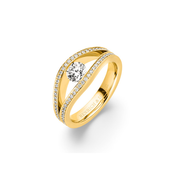         Gelbgold, Ringe, Henrich & Denzel Tensio Ring