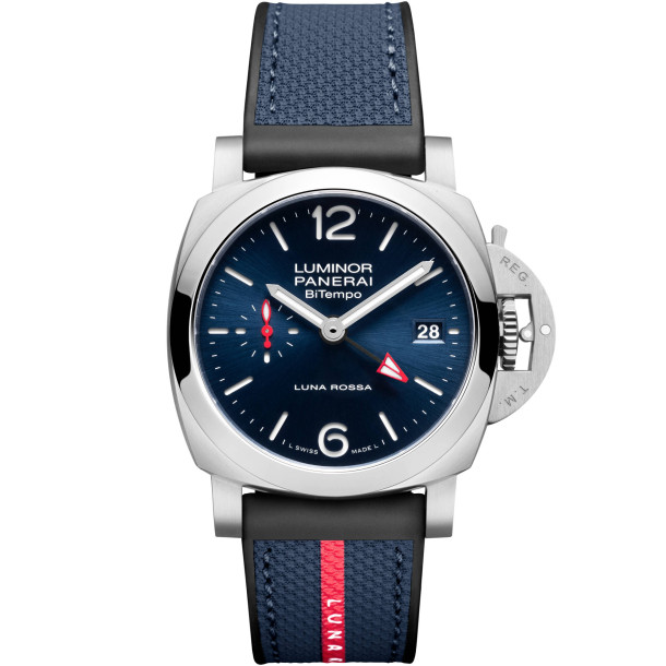         Damen- und Herrenuhr, Automatik, Panerai Luminor Luna Rossa GMT