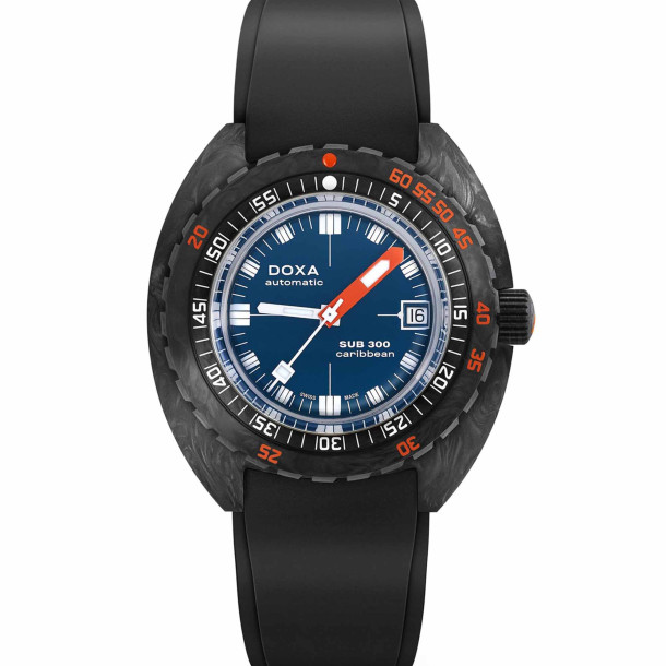         Herrenuhr, Automatik, Doxa SUB 300 Carbon CARIBBEAN